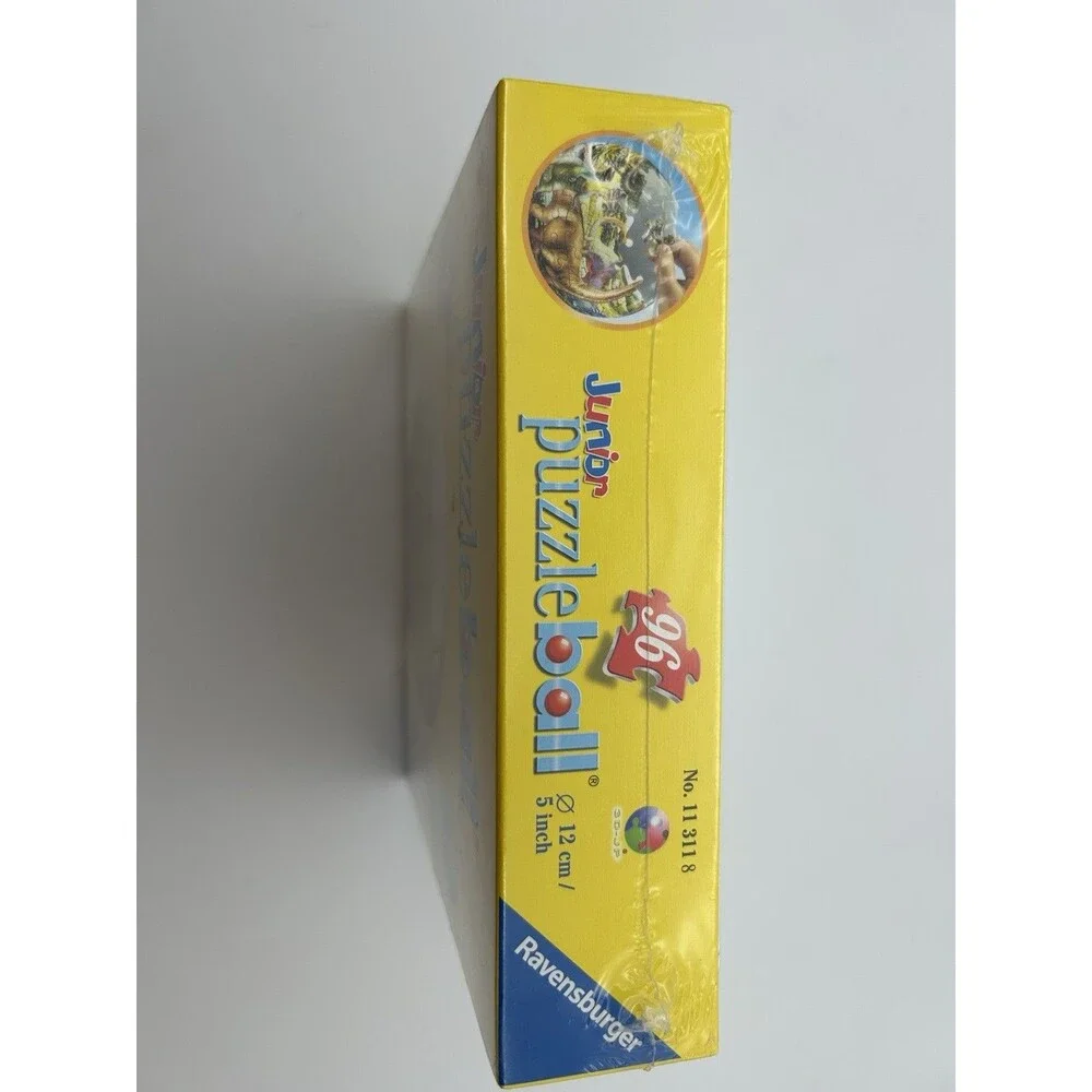 Junior Puzzleball  Ravensburger  Dinosaur 96 Piece 5” 3D Puzzle Globe New